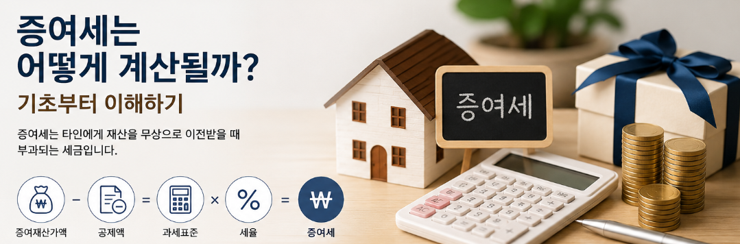 증여세는 어떻게 계산될까? 기초부터 이해하기